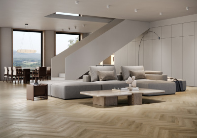 Кварцевый ламинат Home Expert Паркет Дуб Хьюго 33-6191-1